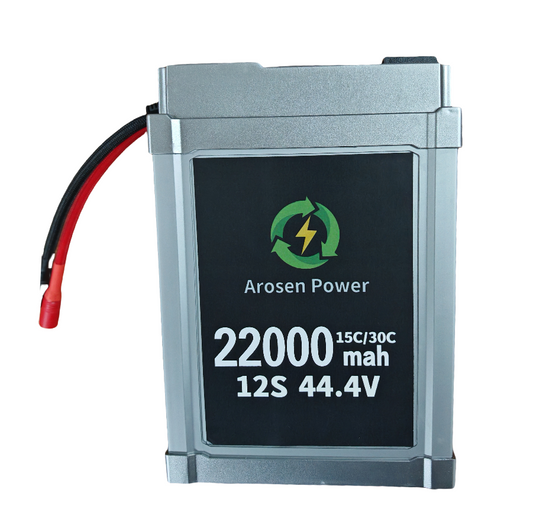 12S 44.4V 22000mah 30C smart drone battery