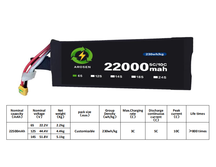 10C 22500mAh 