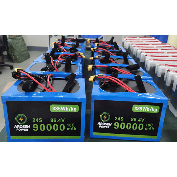Heavy-Payload Drone Battery 24S-90000mah/5C/385wh/kg
