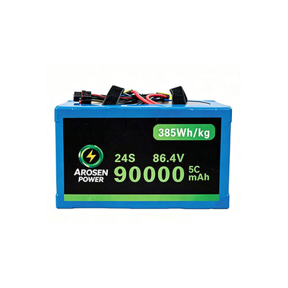 Heavy-Payload Drone Battery 24S-90000mah/5C/385wh/kg