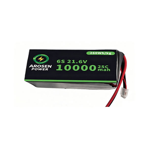 High-SpeedDroneBattery6S-21.6V-10000mah-25C-260Wh-kg