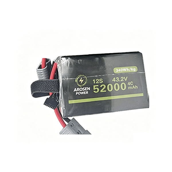 Long-RangeDroneBattery12S-43.2V-52000mah-4C-340Wh-kg