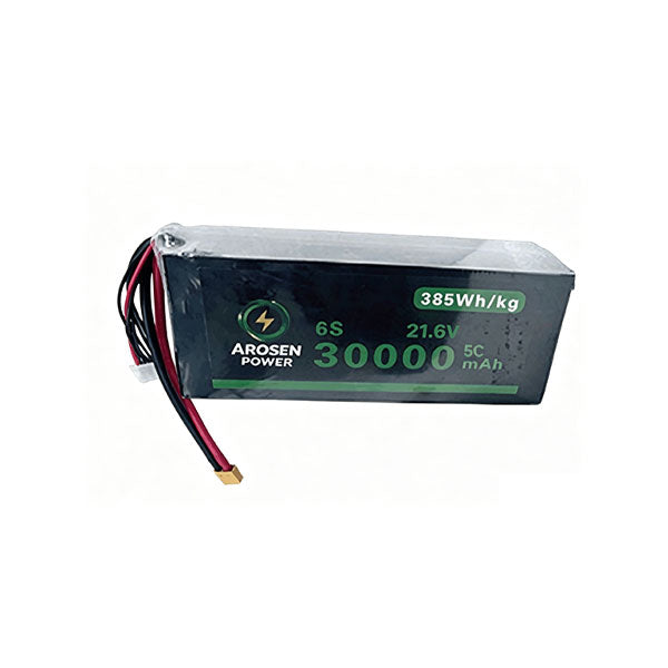 Long-RangeDroneBattery6S-21.6V-30000mah-5C-385Wh-kg