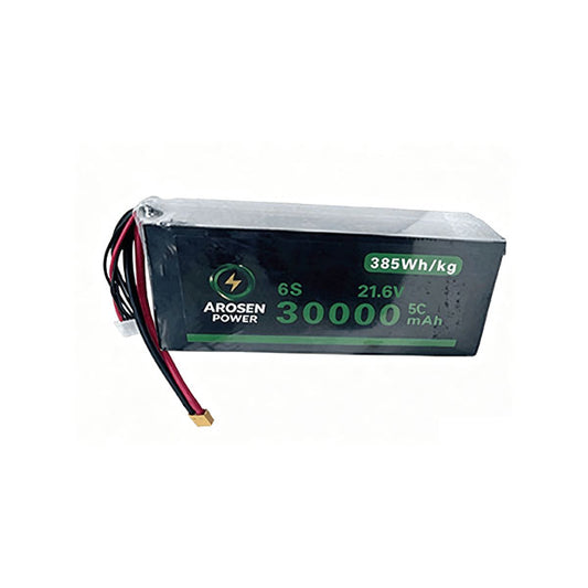 Long-RangeDroneBattery6S-21.6V-30000mah-5C-385Wh-kg
