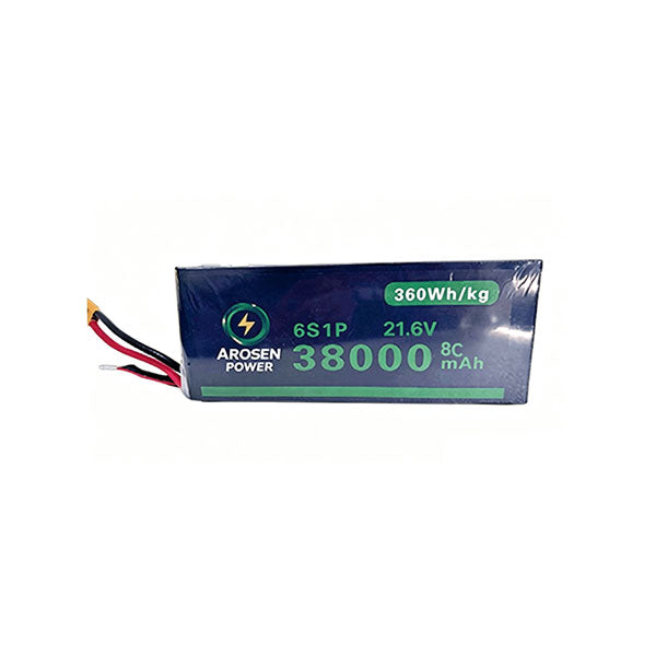 Long-RangeDroneBattery6S1P-21.6V-38000mah-8C-360wh-kg