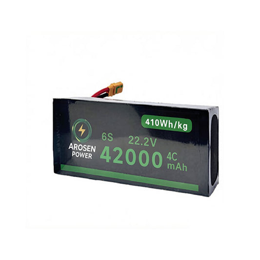 Long-RangeDroneBattery6S1P-21.6V-42000mah-4C-410wh-kg